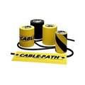 Electriduct Cable Path Tape 6" W x 30yds, Yellow Printed, PK 8 TAPE-CP-6-CASE-YP